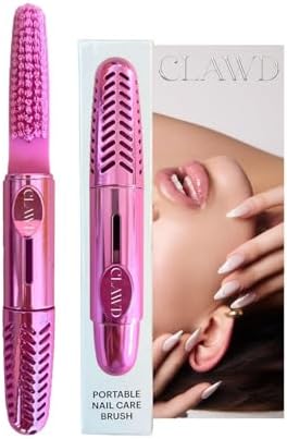 CLAWD Nail Cleaning Brush, Contoured Fingernail Scrub Brush by CLAWDCOLLECTION