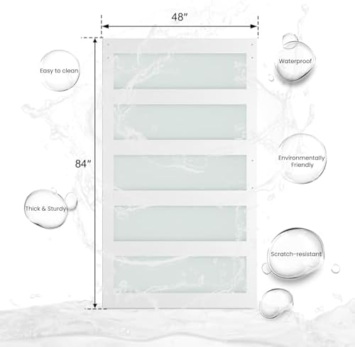 SMARTSTANDARD 48 x 84 in Glass Barn Door - Image 2