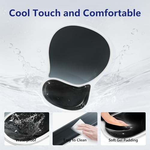 AKIT Ergonomic Gel Mouse Pad & Keyboard Wrist Rest Set - Image 5