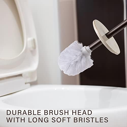 Rustic Luxe Toilet Brush and Holder Set - Image 5