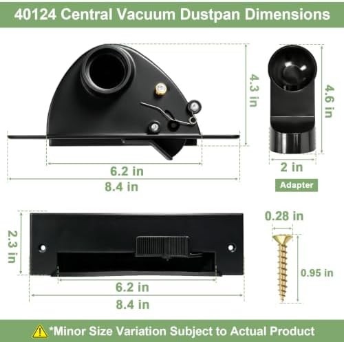 40124 Central Vacuum Automatic Dustpan Sweep Inlet Fit - Image 3