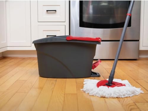 Spin Mop and Bucket Set with Foot Pedal, Microfiber, Adjustable Handle - Image 7