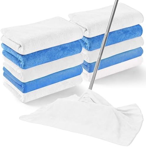 SmoothNovelty 10 Pcs Extra Large Microfiber Cleaning Cloth by SmoothNovelty