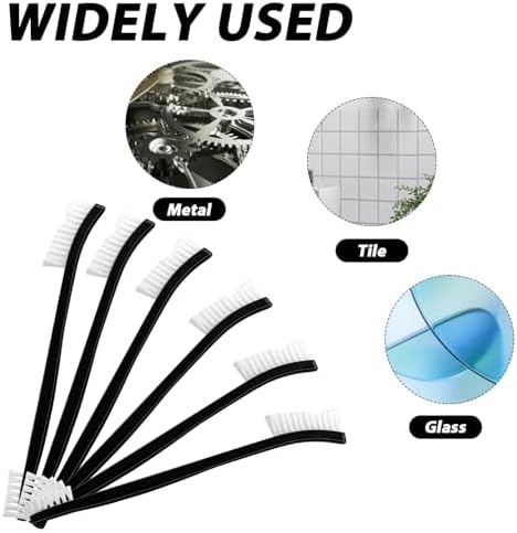 9Pcs Double-Ended Cleaning Brushes Set Nylon All Purpose Clean Brush Small - Image 3