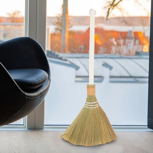 Handmade Soft Bristle Grass Broom Set 2pcs - Image 7