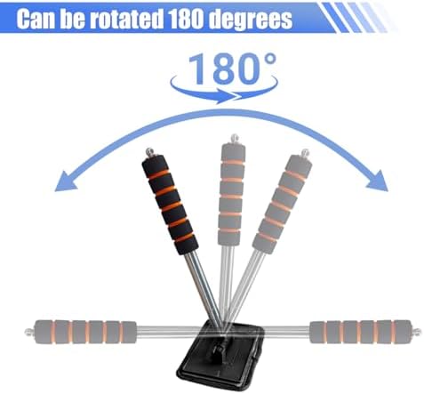 Car Windshield Cleaner Tool, Retractable Rearview Mirror Brush - Image 5
