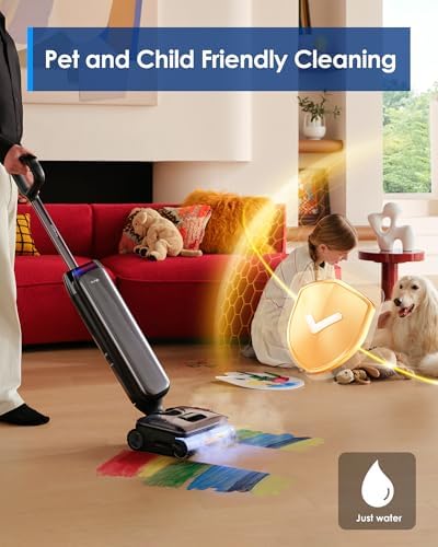 Tineco Floor One S9 Artist Steam Wet Dry Vacuum Cleaner, High-Temp Steam - Image 2