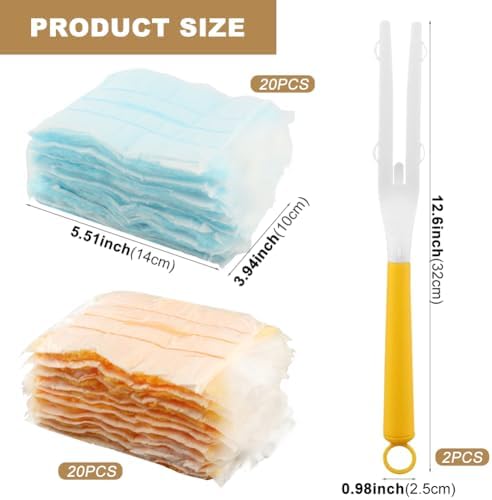40-Pack Duster Refill for Swiffer Duster, Electro Static Dust Removal Refills - Image 2