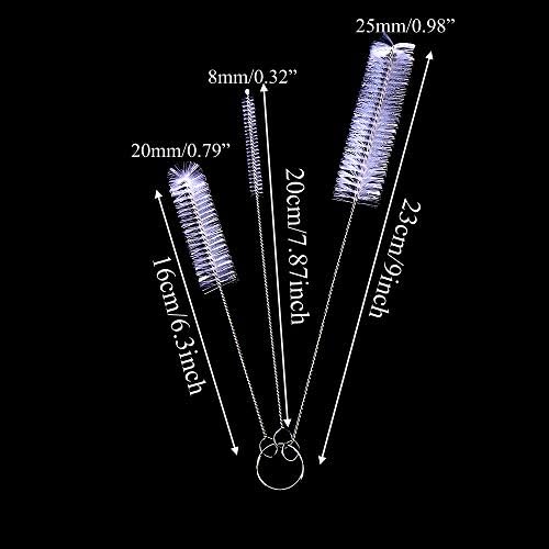 DECORA Drinking Straws Cleaning Brushes Nylon Pipe Cleaner Brush Kits - Image 4
