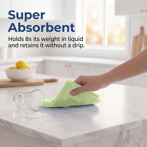 Avalon Towels Microfiber Cleaning Cloth Roll - Image 4