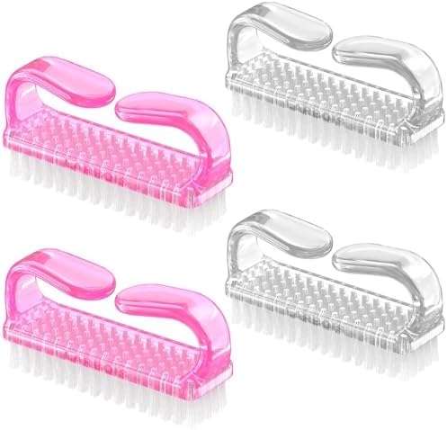Larbois Handle Grip Nail Brush, Hand Fingernail Brush Cleaner Scrubbing Kit by Larbois