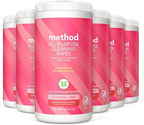 method All-Purpose Cleaning Wipes, 6 Pack by method