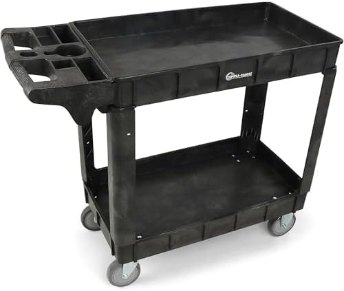 Simpli-Magic Rolling Utility Cart on Wheels, Heavy Duty by Simpli-Magic
