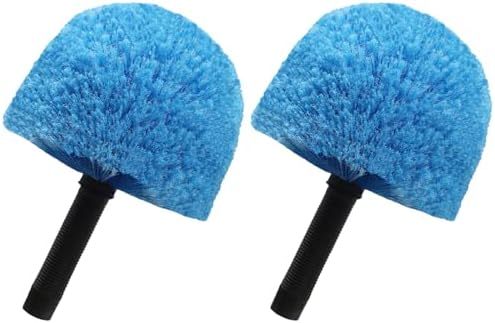 2 Pack Blue Twist-On Cobweb Duster Head Brush by BetterproductsBetterlife