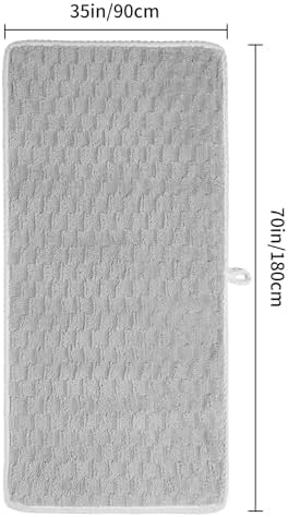 4 Pack Microfiber Bath Towels Large, Super Absorbent, Quick Dry, Plush and - Image 3