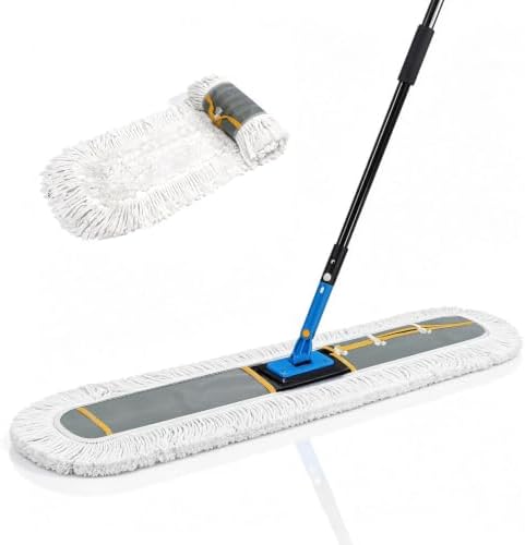 35'' Commercial Dust Mop, Use for Dry and Wet, Flat Mop by MRDARENSU