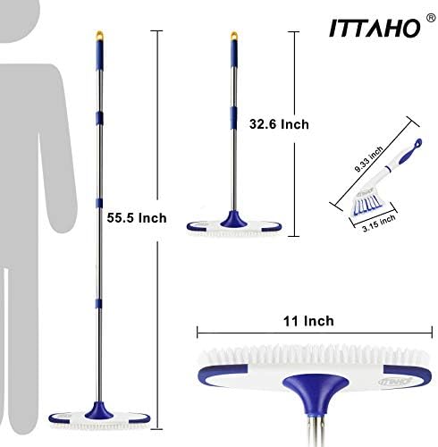 Floor Scrub Brush with Long Handle - Image 5