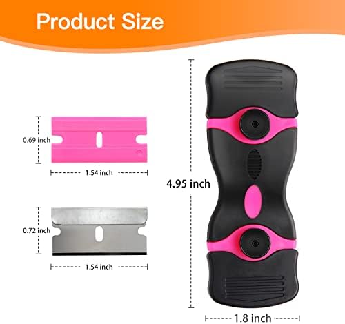 Razor Blade Scraper, Double Edged Razorblade Scraping Tool - Image 4