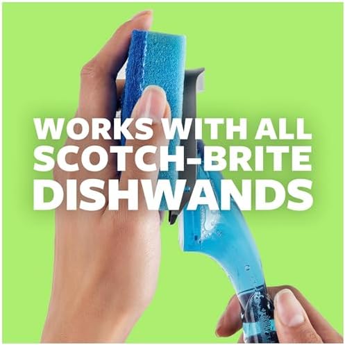Scotch-Brite Non-Scratch Dishwand Refill Kit, 14 Refill Pads - Image 2
