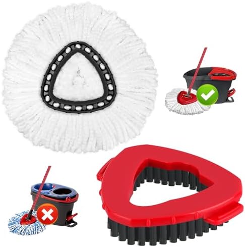 Tidy Monster 1+1 Pack Mop Replacement Heads by TidyMonster