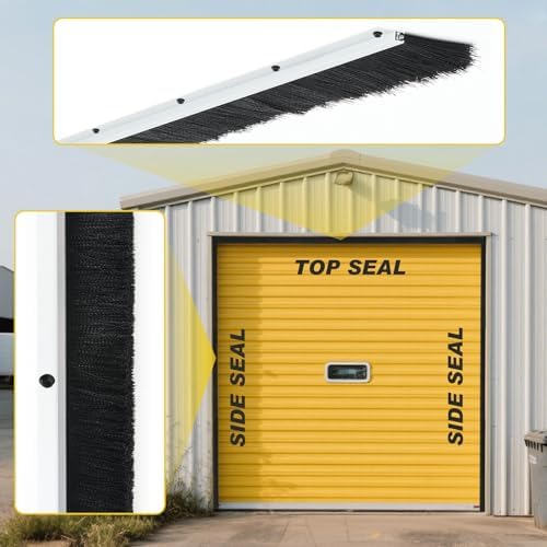 DoubleFill 10 x 8 ft Garage Door Brush Seal Kit - Image 5
