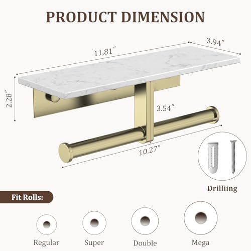 BWE Double Toilet Paper Holder - Image 7