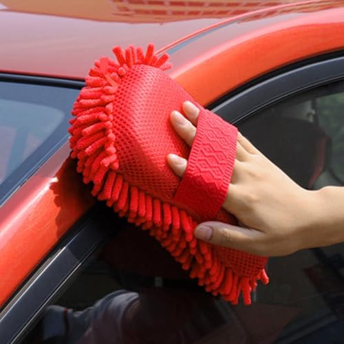 2 PCS Microfiber Car Wash Sponge, Scratch-Free Vehicle Washing Mitt - Image 6