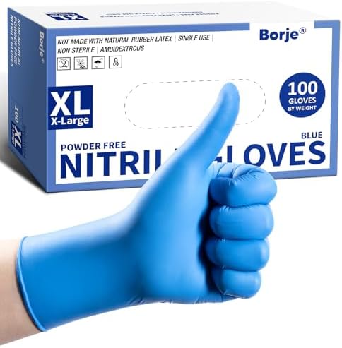 Borje Nitrile Exam Gloves XL by Borje