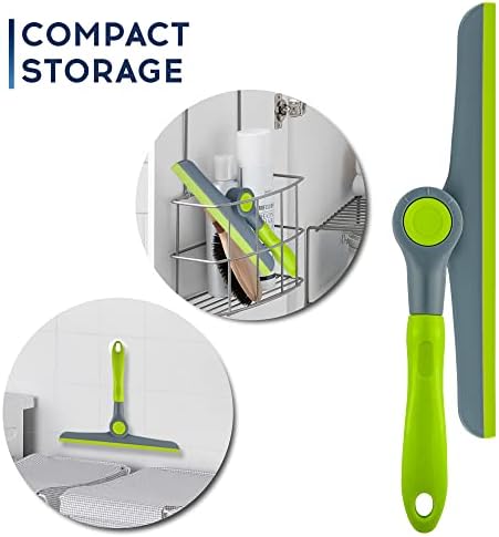 DSV Standard 10" Heavy Duty Green, Handheld Squeegee - Image 3