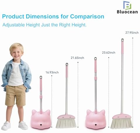 28'' Kids Mini Broom and Dustpan Set - Image 4