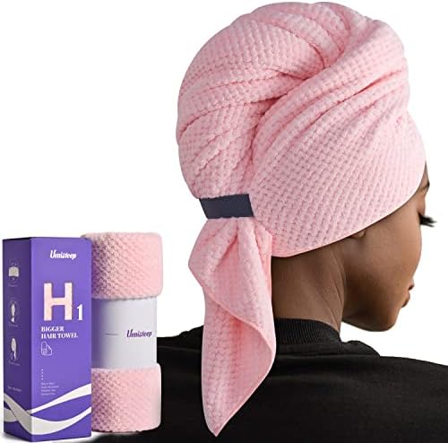 Umisleep Extra Large Microfiber Hair Towel, Ultra Absorbent by Umisleep