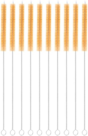 uxcell 10Pcs Drinking Straw Cleaning Brushes, Sippy Cup, Bottle and Tube by uxcell