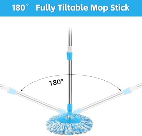 Spin Mop Replacement Handle 360 Degree Spin Mop Pole Handle Replacement - Image 5
