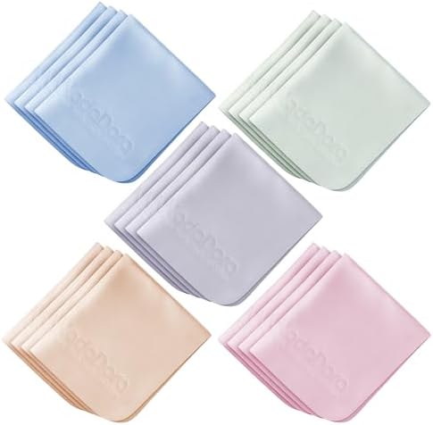 Nadadora Individually Wrapped Microfiber Glasses Cleaning Cloths, 20 Pack by Unknown