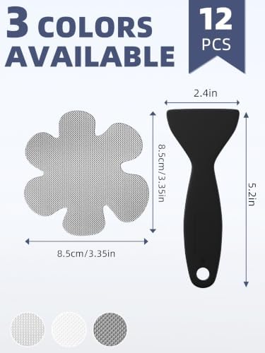 Secopad 12PCS Snowflake Non Slip Bathtub Stickers - Image 2