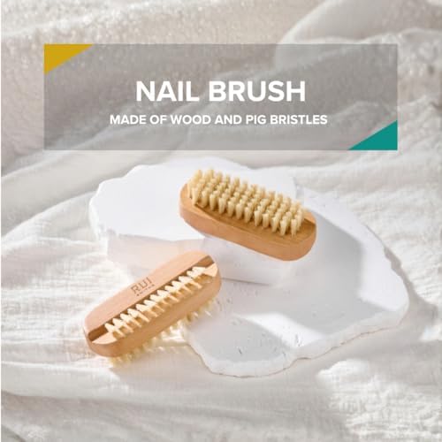 Rui Smiths Rui Smiths Nail Cleaning Brush 2-Sided Bristles - Image 2