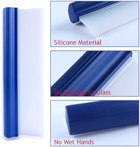 Blue Silicone T-Bar Car Squeegee - Image 4