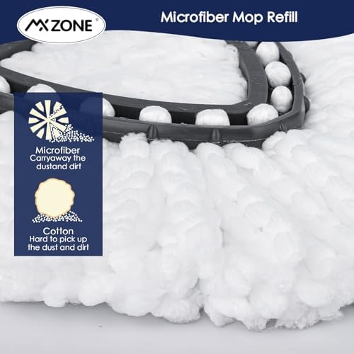 Spin Mop Head & Handle Replacement Set - Image 5