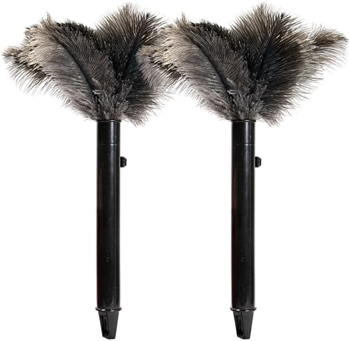 Retractable Ostrich Feather Duster by iHUFeather
