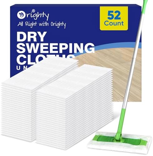 Orighty Dry Sweeping Cloths for Swiffer Sweeper, Disposable by AllRightinOrighty