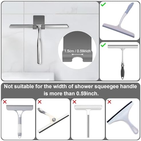CGBE Razor Holder for Shower, 4 Packs Shaver Holder and Hooks, Self Adhesive - Image 6