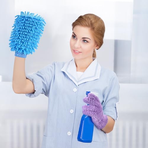 Potchen 6 Pcs Microfiber Dusting Mitt Glove - Image 5
