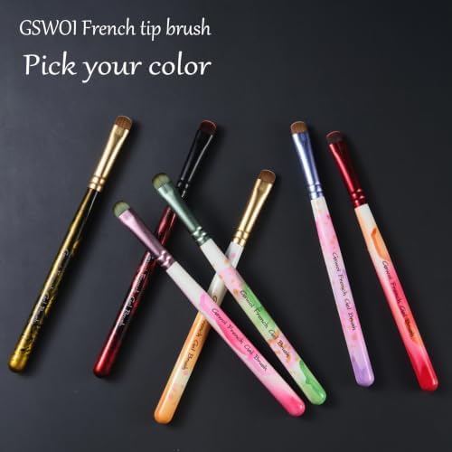 Nail Brush for Gel Polish, French Tip & Clean Up Brush - Image 6