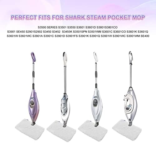 3 Pack Microfiber Steam Mop Replacement Pads - Image 2