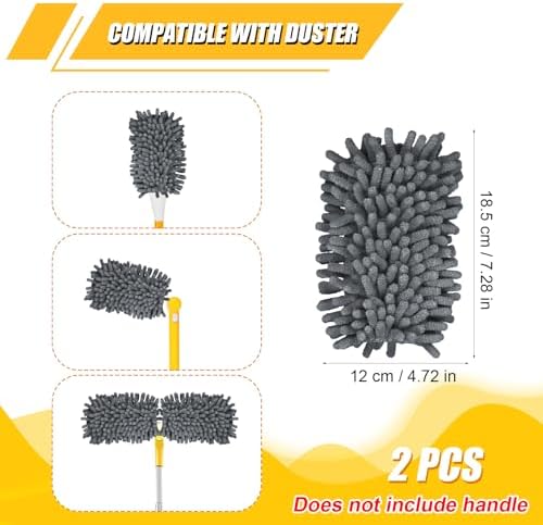 2pcs Duster Refills for Swiffer, Microfiber Dusters Heavy Duty Refills 360 - Image 2