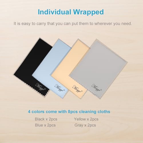 8 PCS Eyeglass Microfiber Cleaning Cloth - Image 6