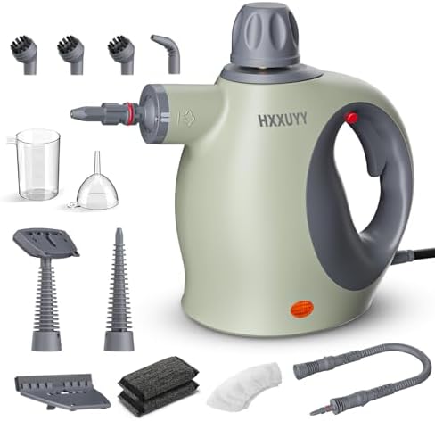 Multi-Surface Handheld Pressurized Steam Cleaner by HXXUYY