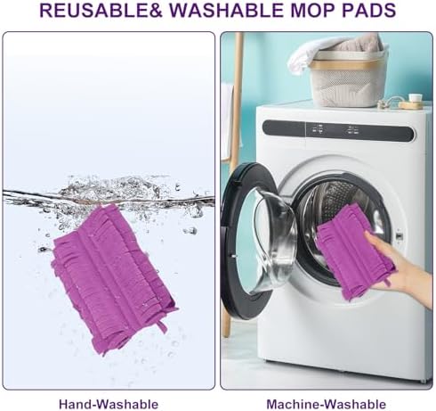 12Pack Mop Pads Refills for Swiffer Power Mop Washable & Reusable - Image 6