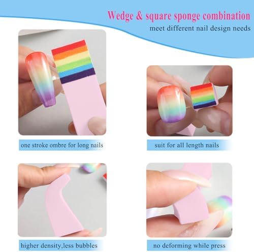 Fcozpjk 100Pcs Soft Nail Sponges - Image 5