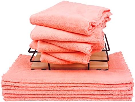 Kyapoo Baby Washcloths 12 Pack 12x12 Inches Microfiber Coral Fleece Extra - Image 5